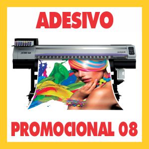 ADESIVO PROMOCIONAL 08 VINIL  4X0 COLORIDO  SEM ACABAMENTO 