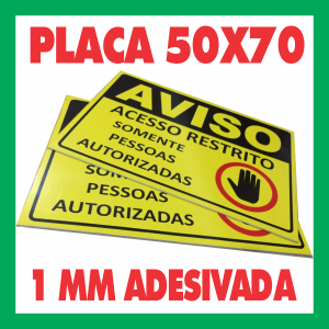 PLACA PVC ADESIVADA PS 1mm 50x70cm 4x0 Adesivo Branco Sem acabamento Promoção